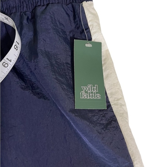 Nwt Wild Fable Nylon Track Pants Joggers Hidden Pockets Blue XL - Picture 7 of 12